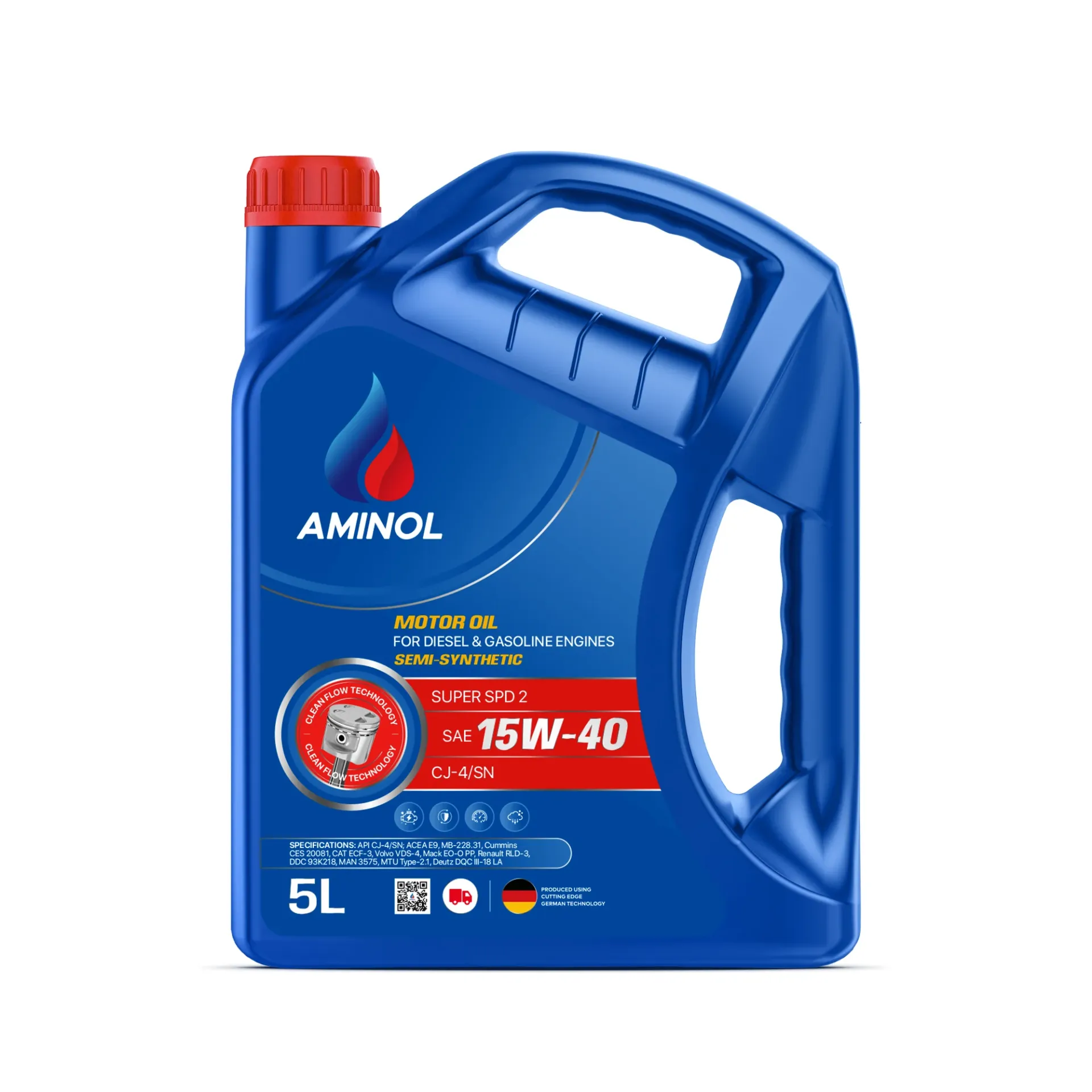 Aminol™ 5L | Super SPD2 15W40 [CJ-4/SN] (4x5LT)