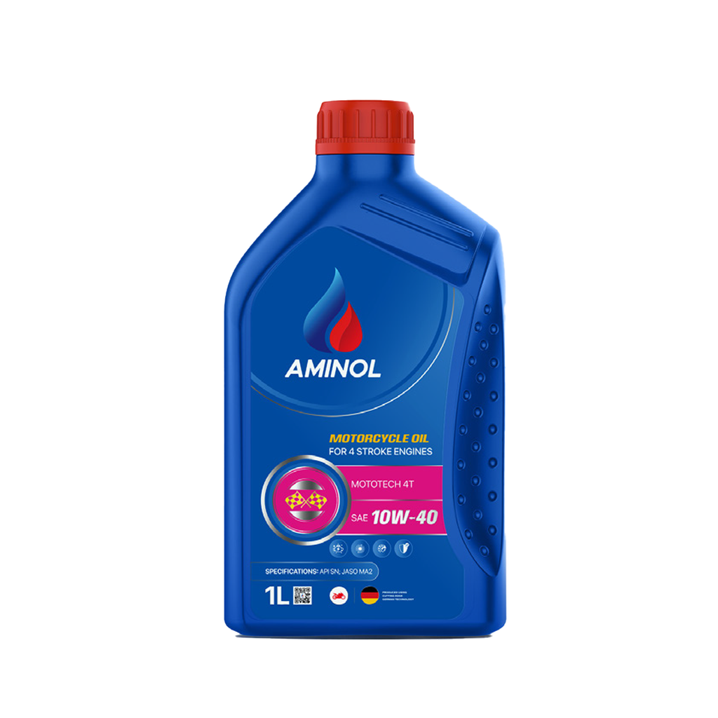 Aminol™ 1L | Mototech 4T 10W40 [API SL; JASO MB] (12x1LT)