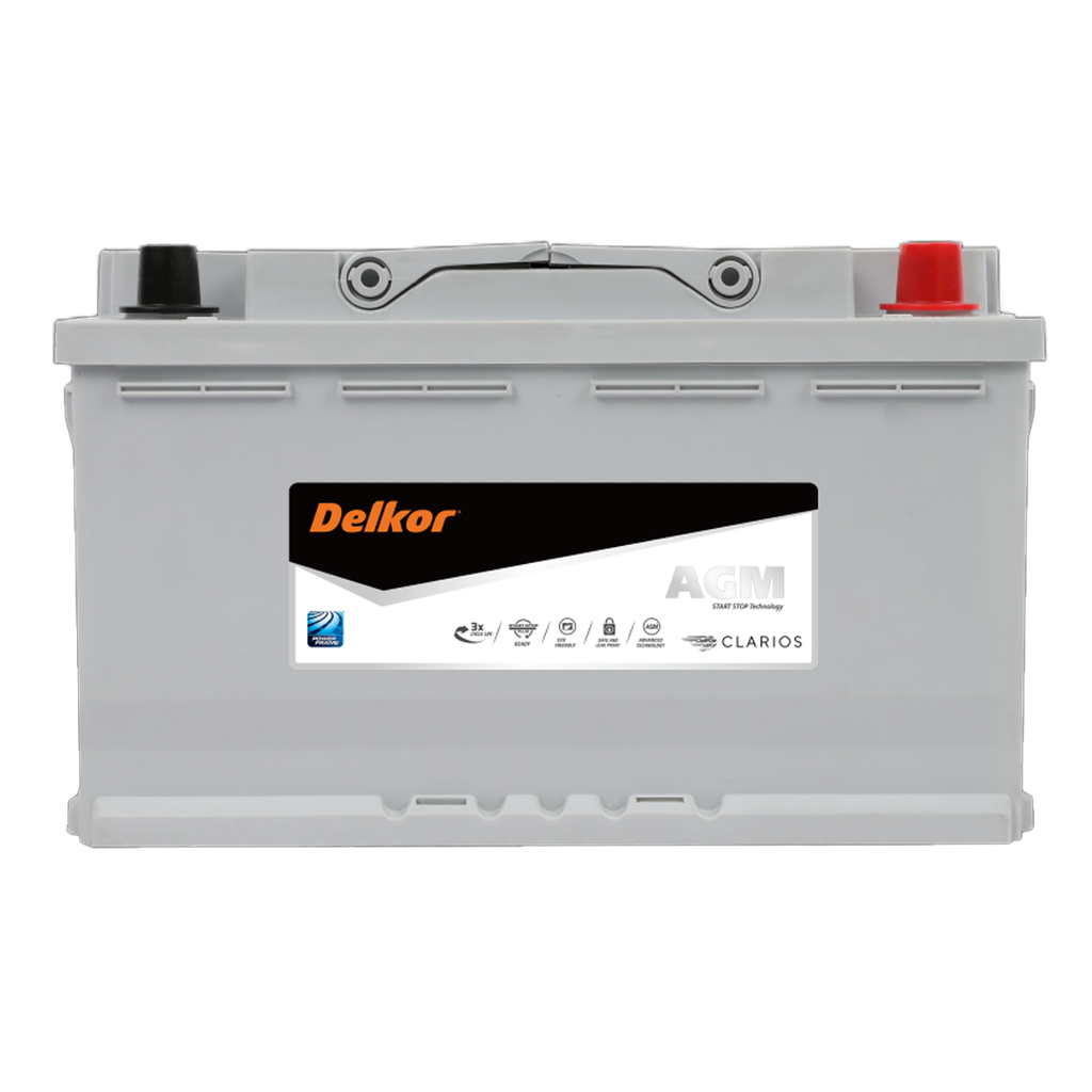 DELKOR (Germany) 580901 | AGM 80AH DIN Left